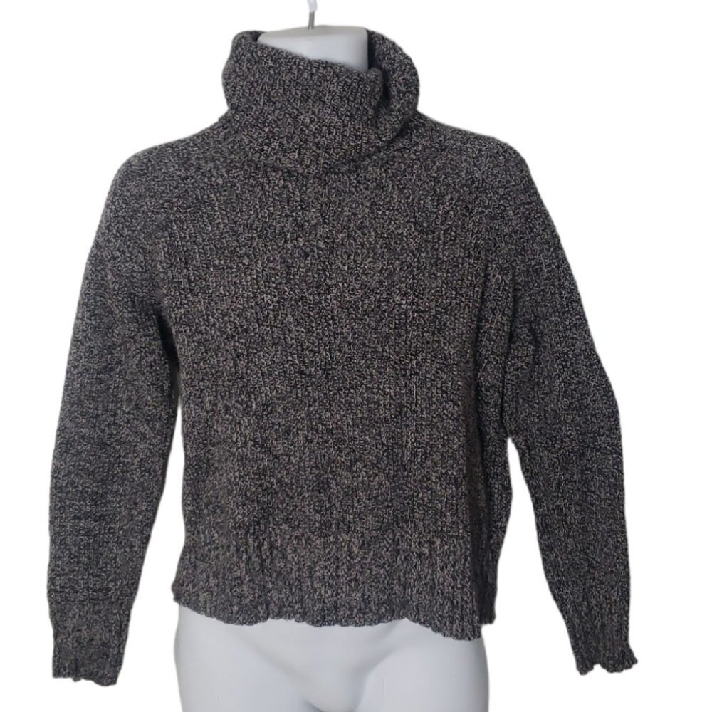 MADEWELL Eastbrook Turtleneck Cross-Back Sweater in Cotton-Merino Yarn - Women's - Picture 5 of 11
